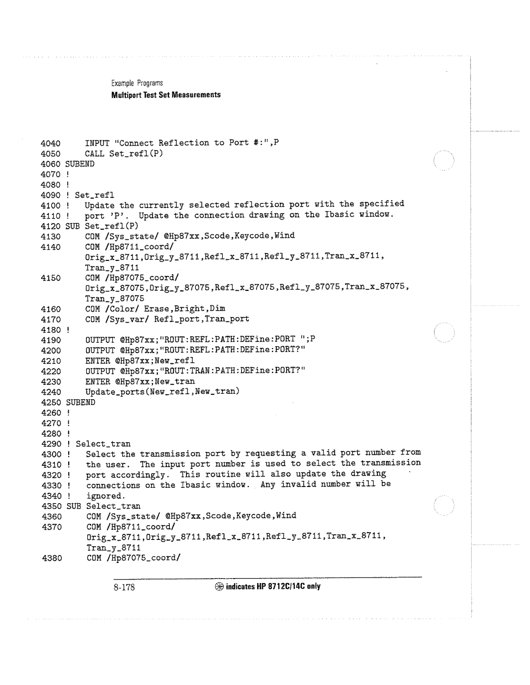 HP 8714C, 8711C, 8712C manual 