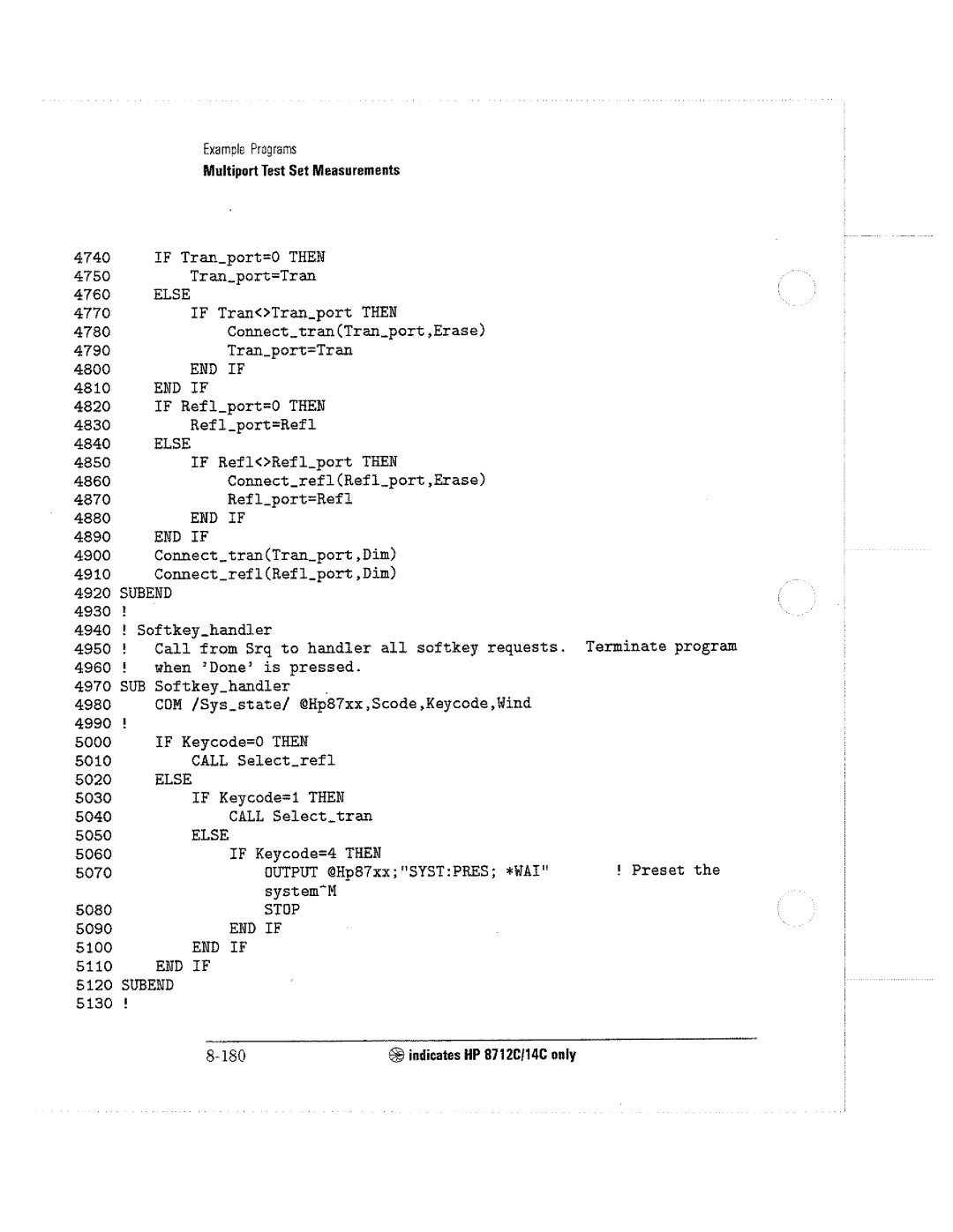HP 8711C, 8714C, 8712C manual 
