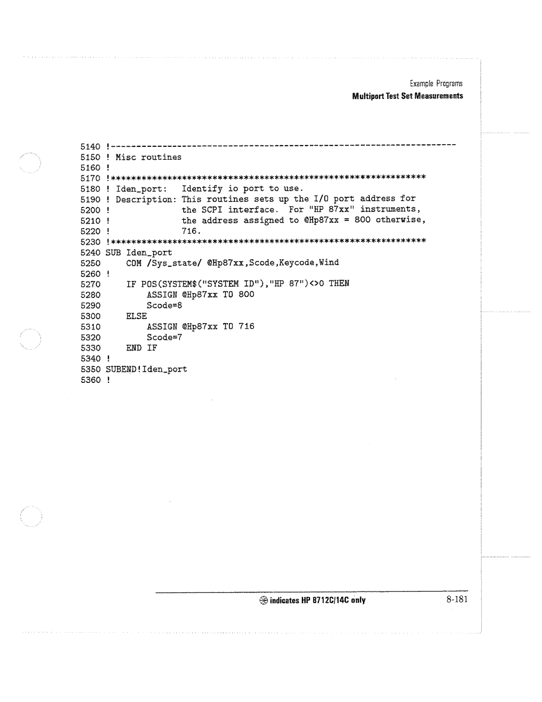 HP 8714C, 8711C, 8712C manual 