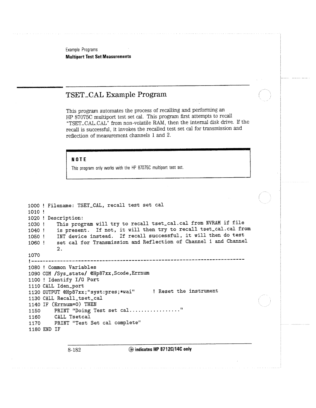 HP 8712C, 8711C, 8714C manual 