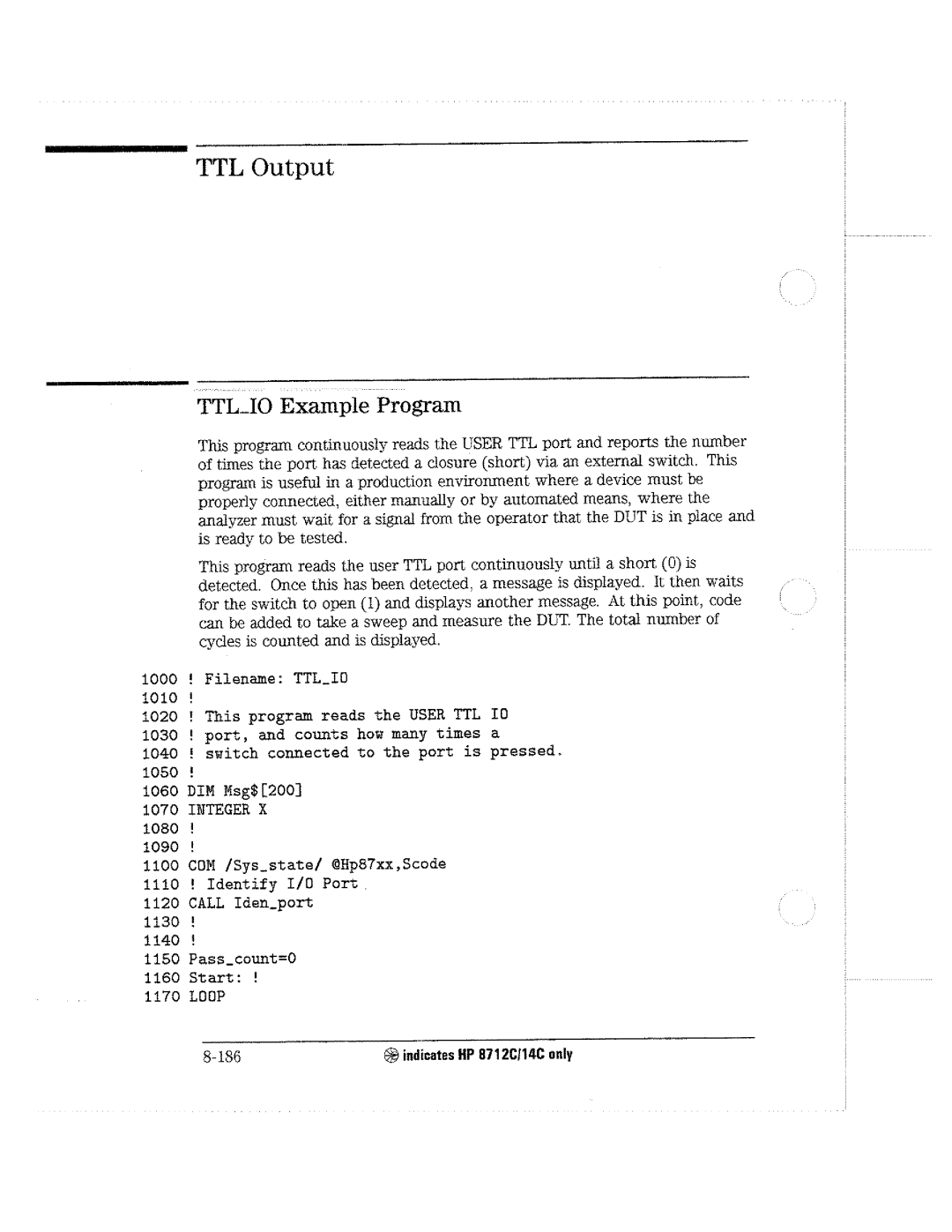 HP 8711C, 8714C, 8712C manual 