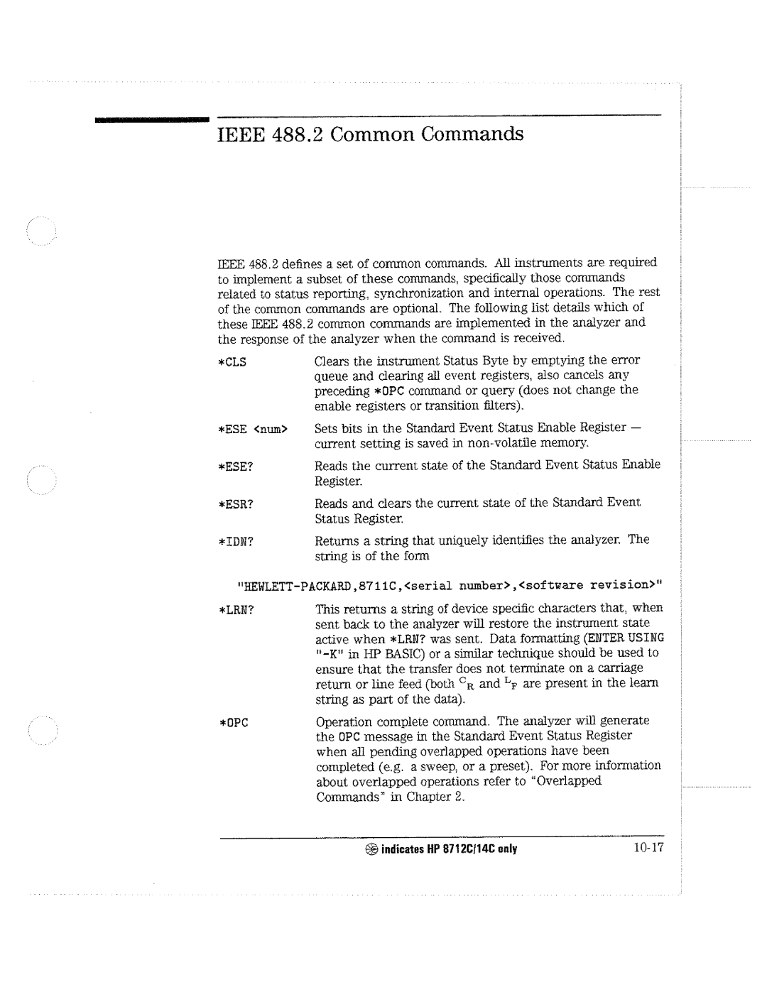 HP 8714C, 8711C, 8712C manual 
