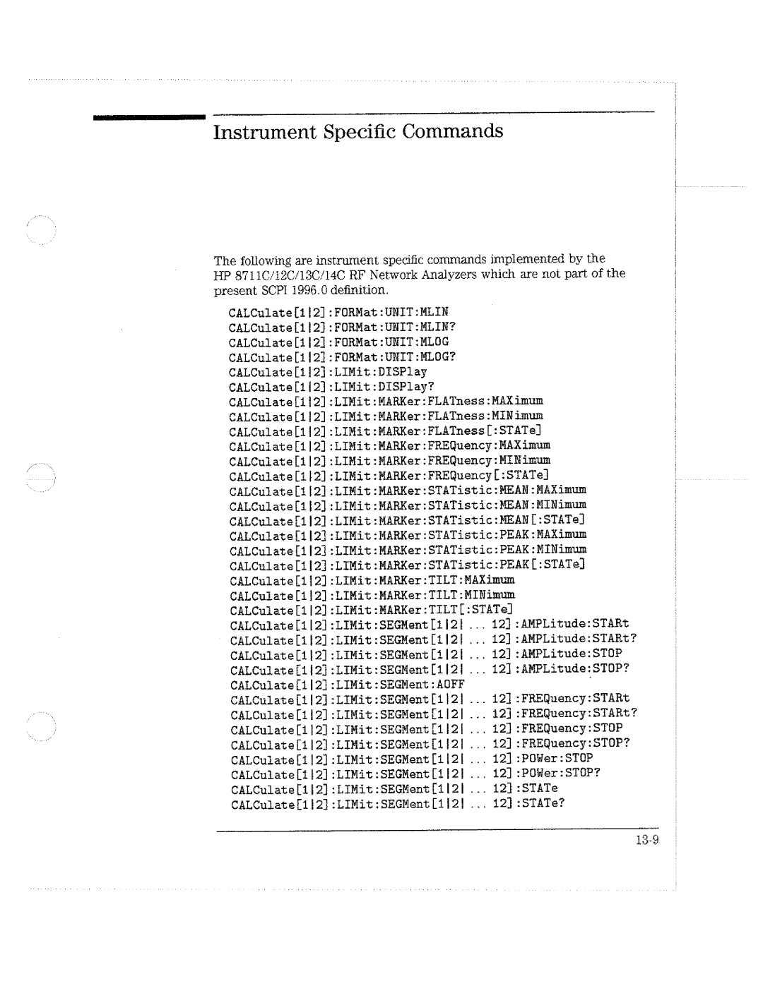 HP 8714C, 8711C, 8712C manual 