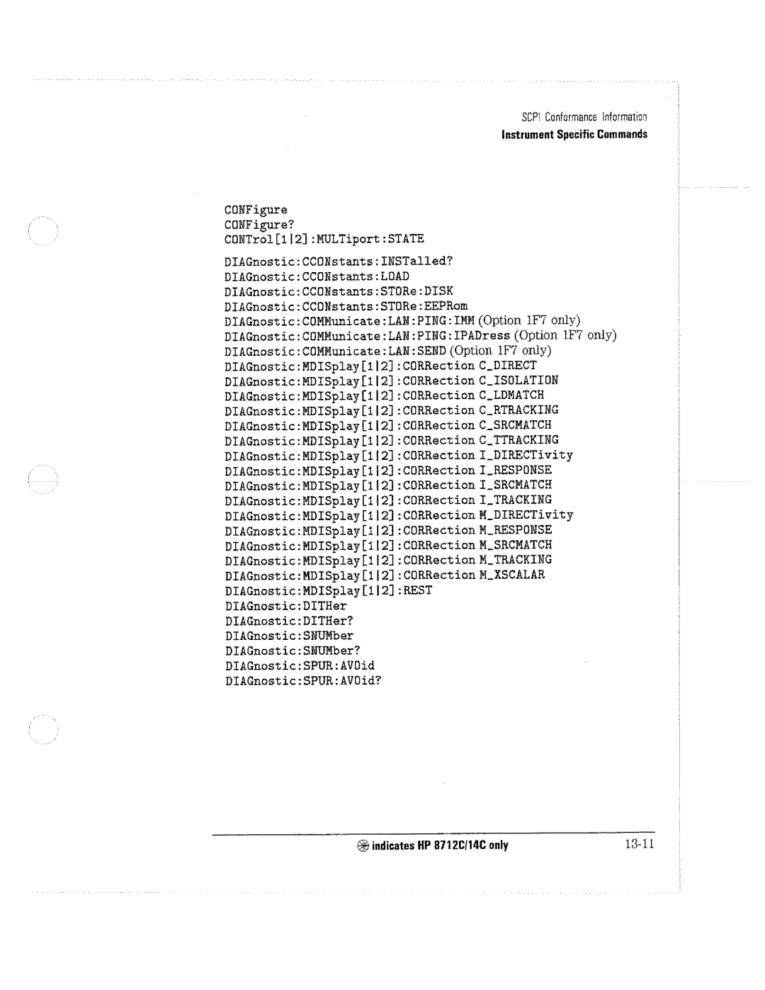 HP 8711C, 8714C, 8712C manual 