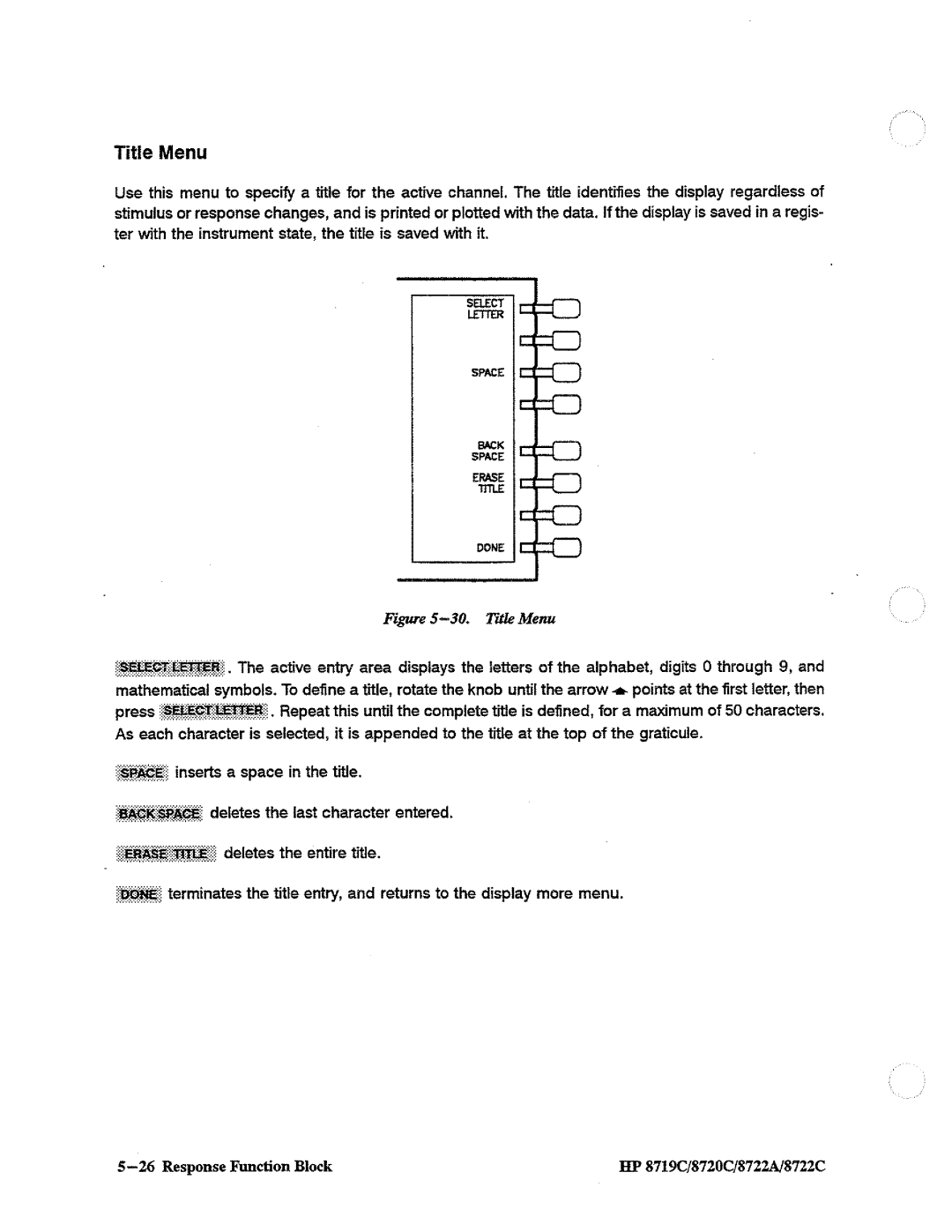 HP 8719, 8720, 8722A manual 