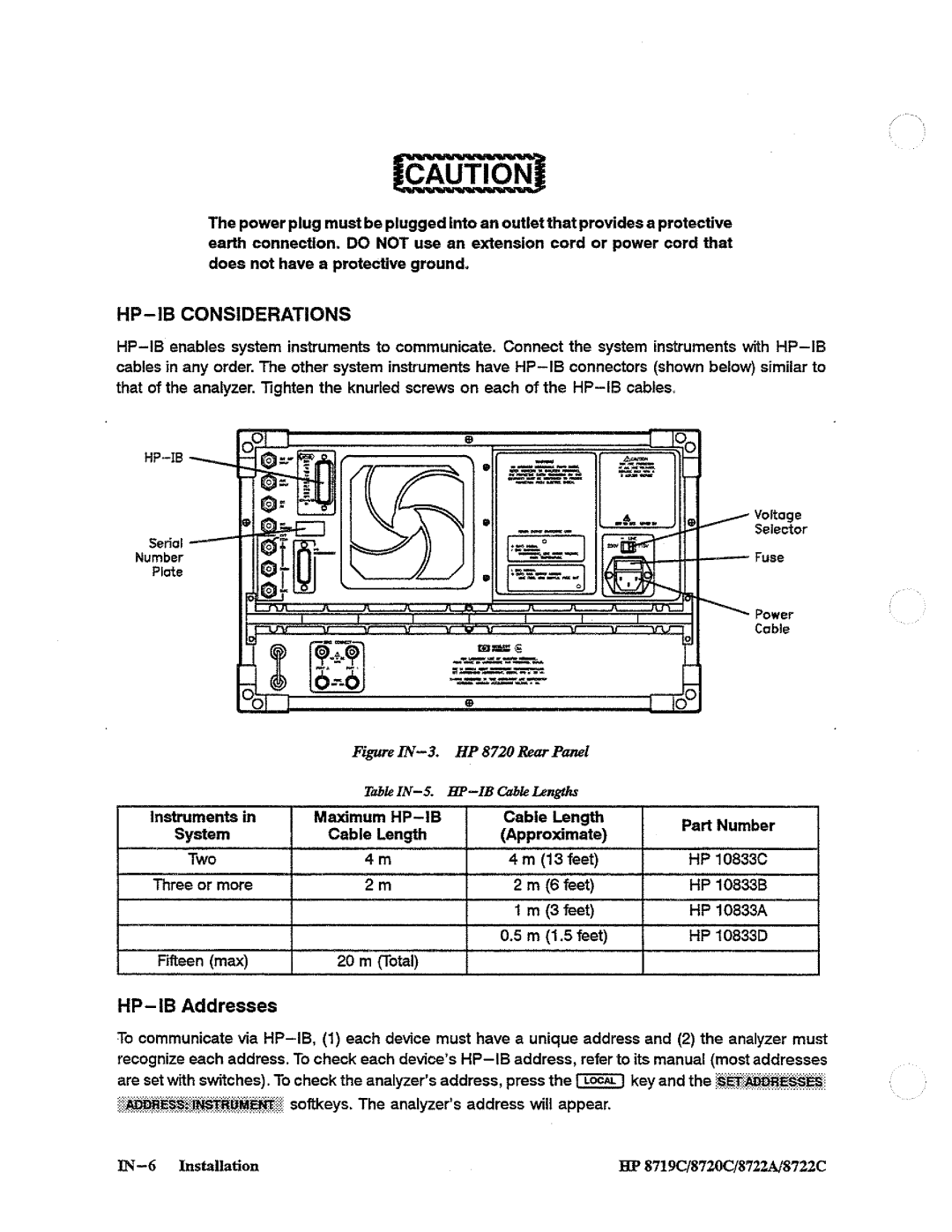 HP 8722A, 8720, 8719 manual 