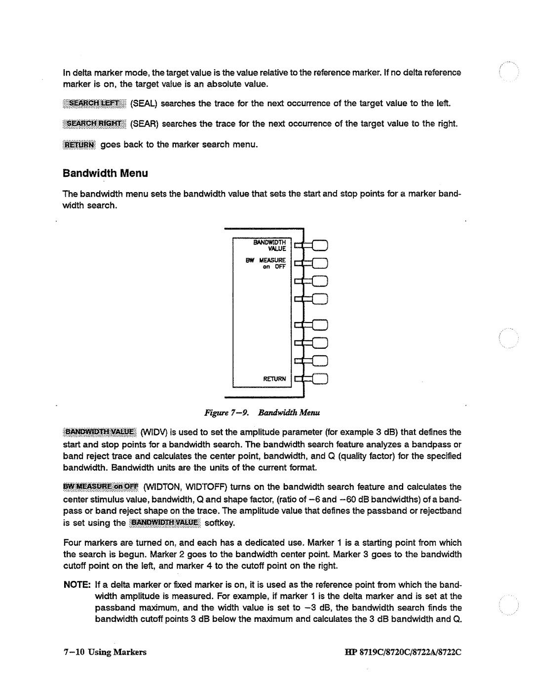 HP 8719, 8720, 8722A manual 