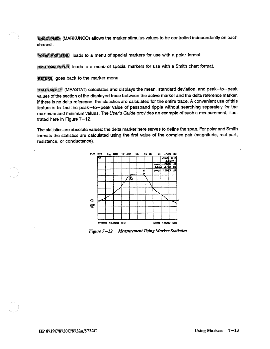 HP 8719, 8720, 8722A manual 