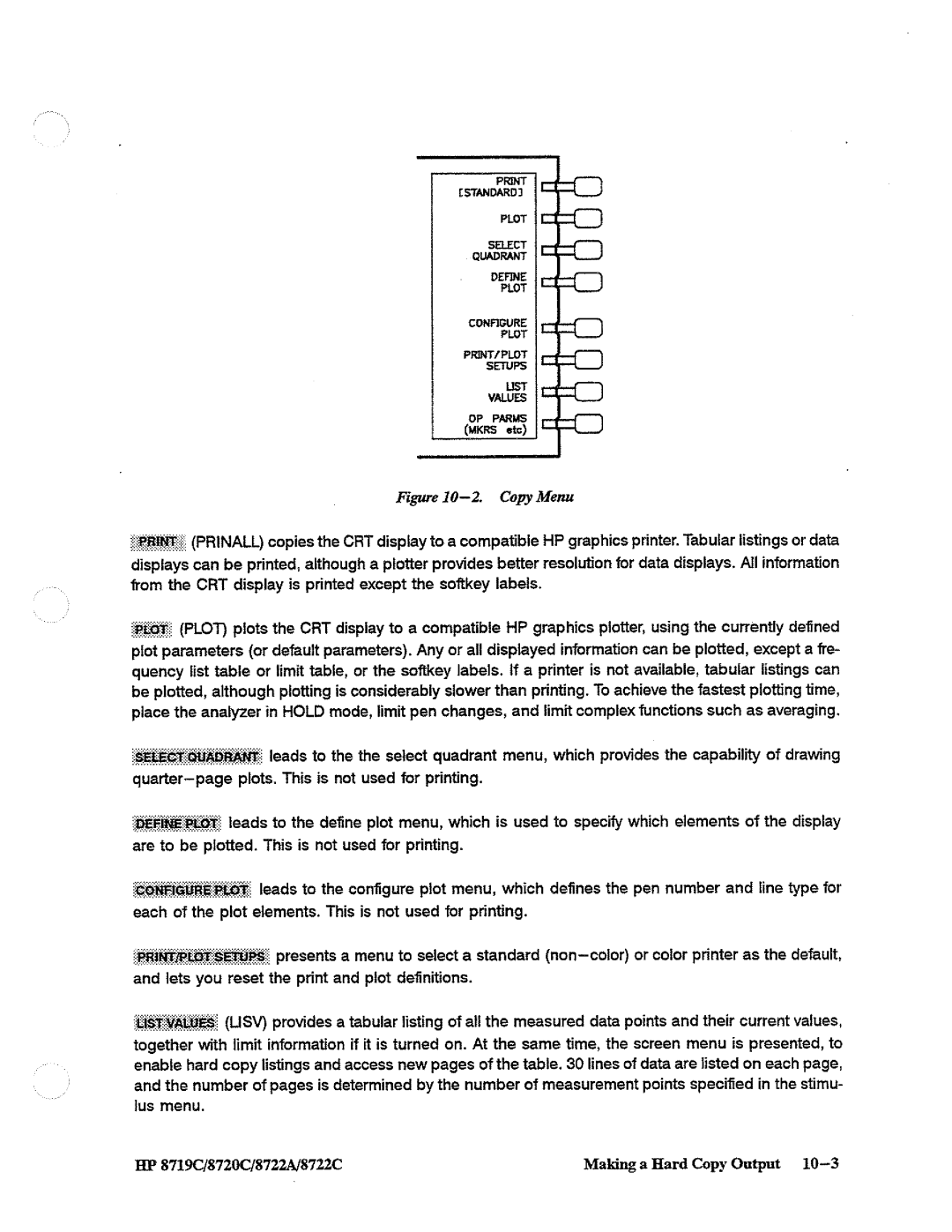 HP 8719, 8720, 8722A manual 