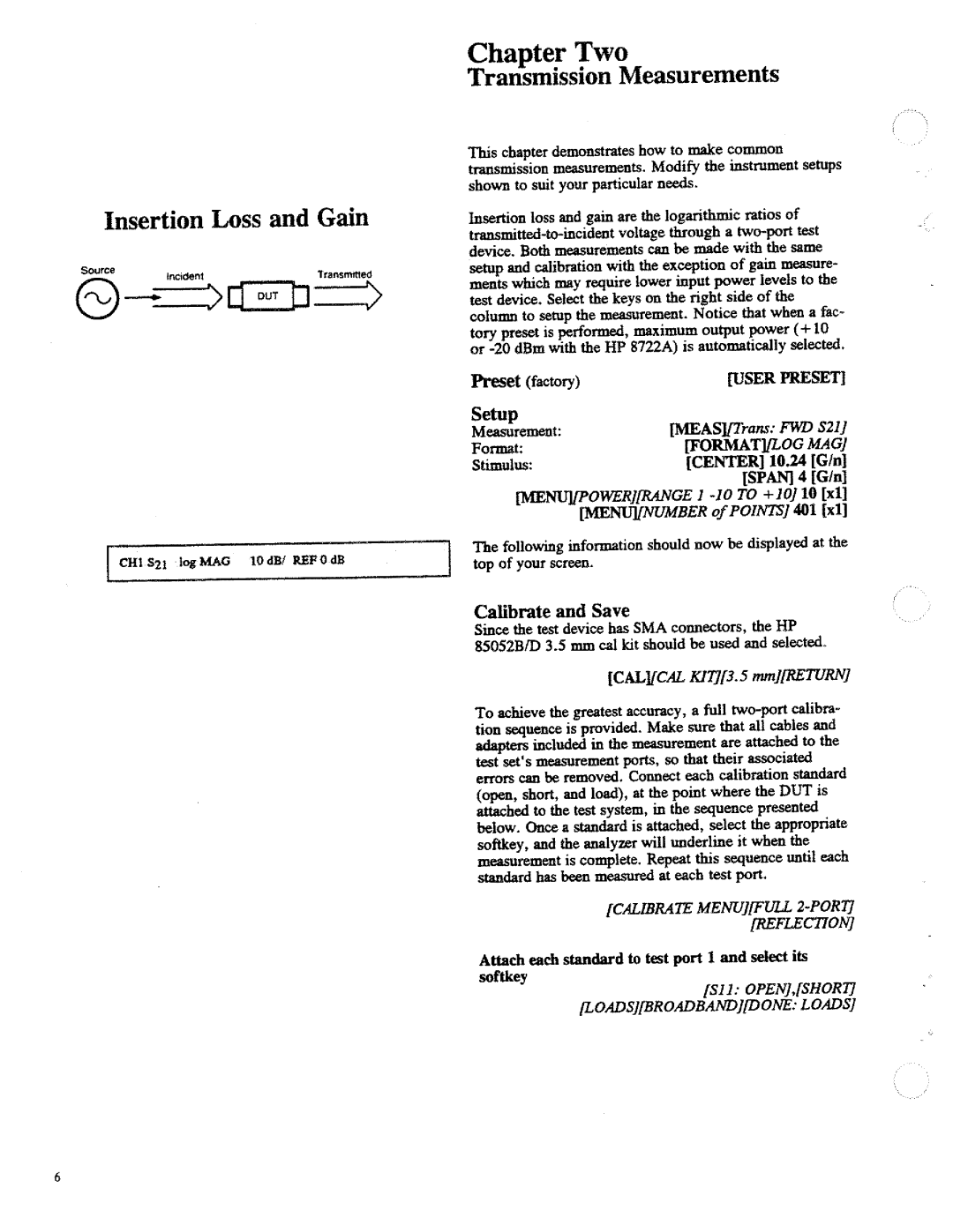 HP 8719, 8720, 8722A manual 