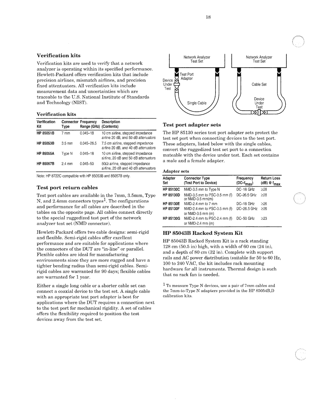 HP 8719, 8720, 8722A manual 