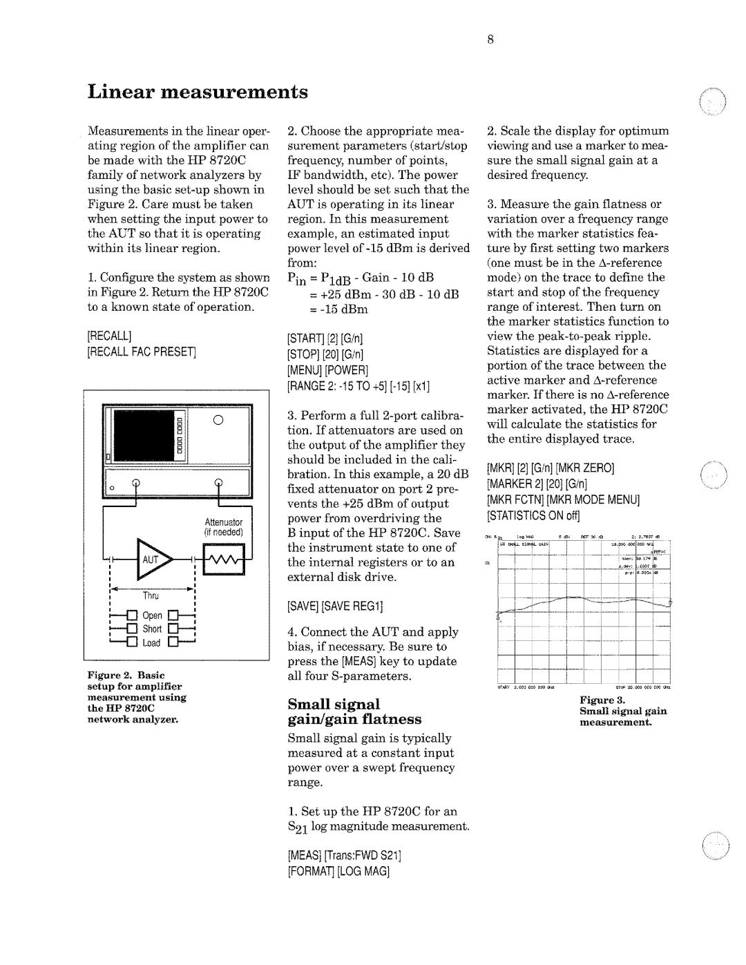 HP 8720, 8722A, 8719 manual 