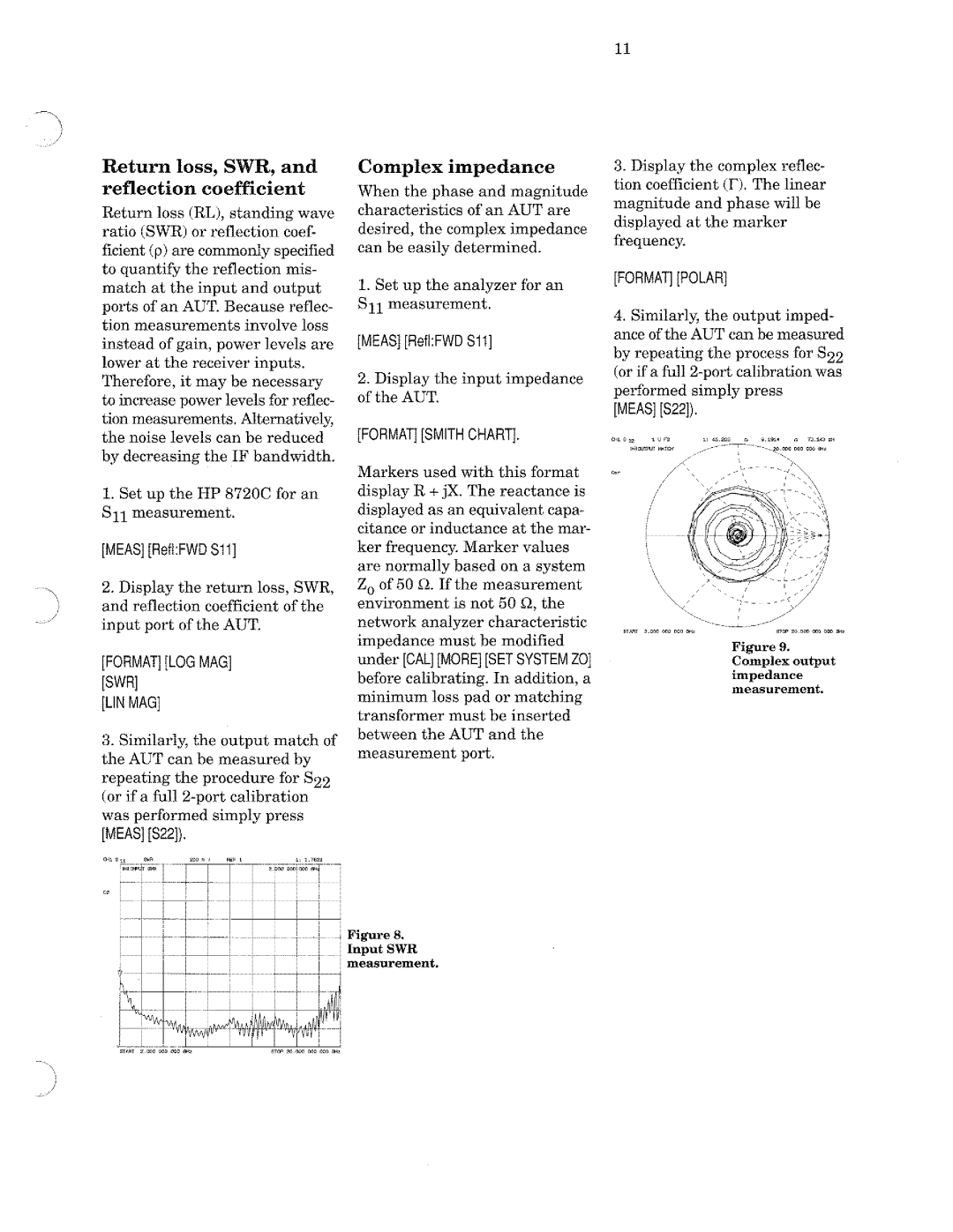 HP 8720, 8722A, 8719 manual 