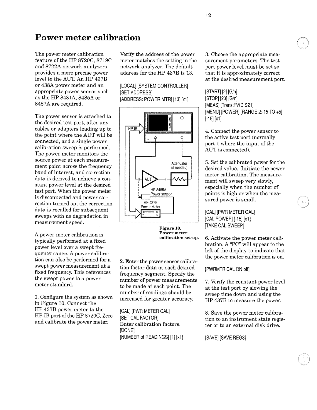 HP 8722A, 8720, 8719 manual 