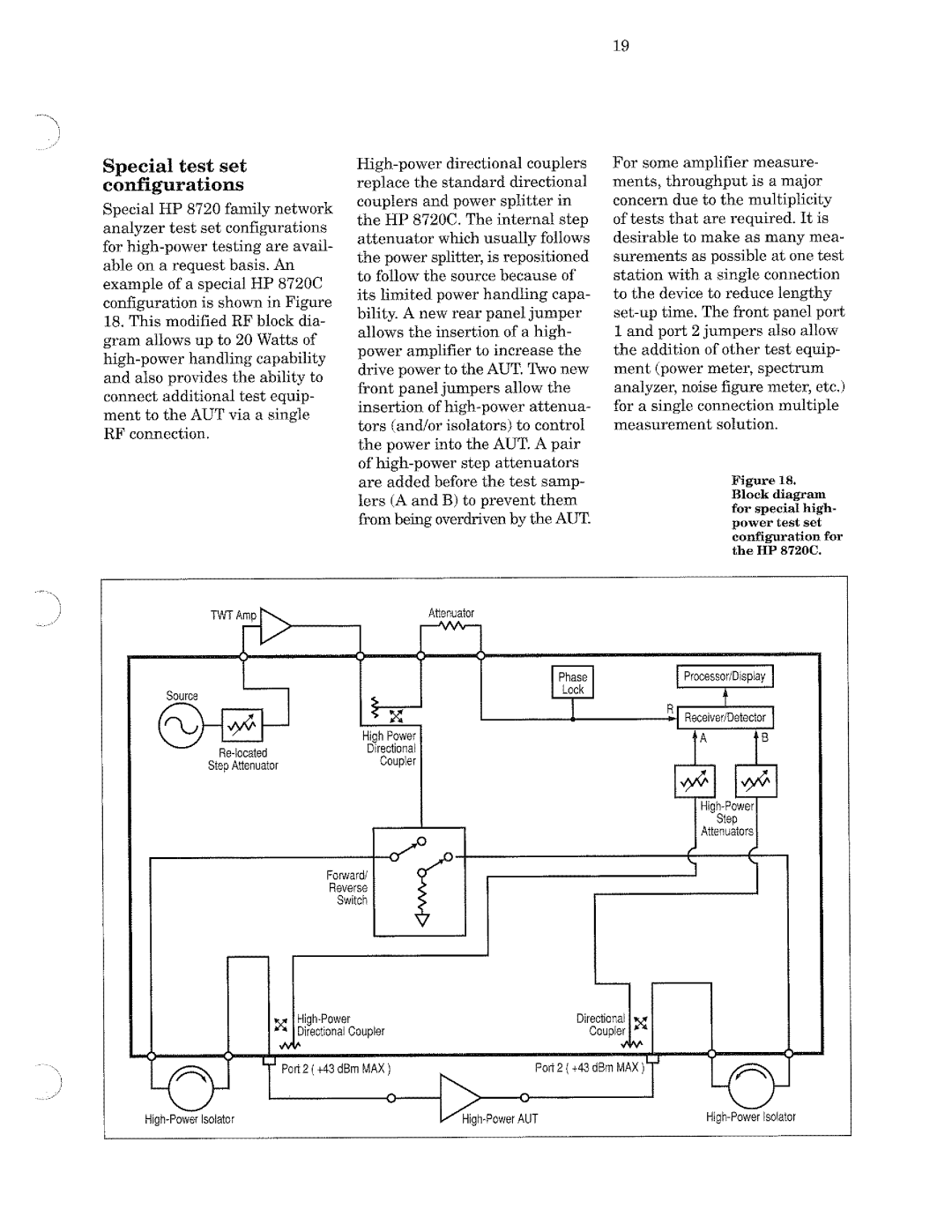 HP 8719, 8720, 8722A manual 