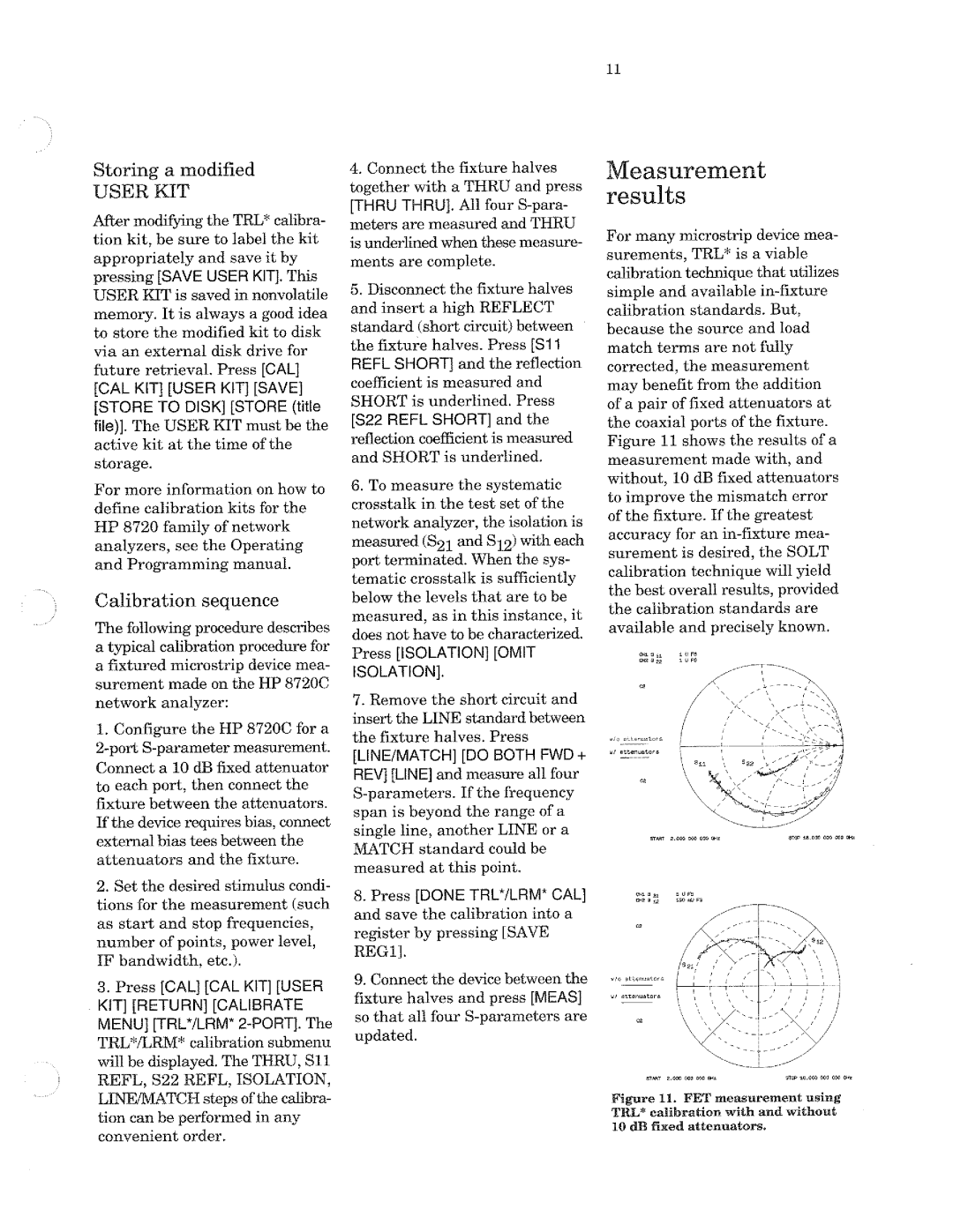 HP 8719, 8720, 8722A manual 