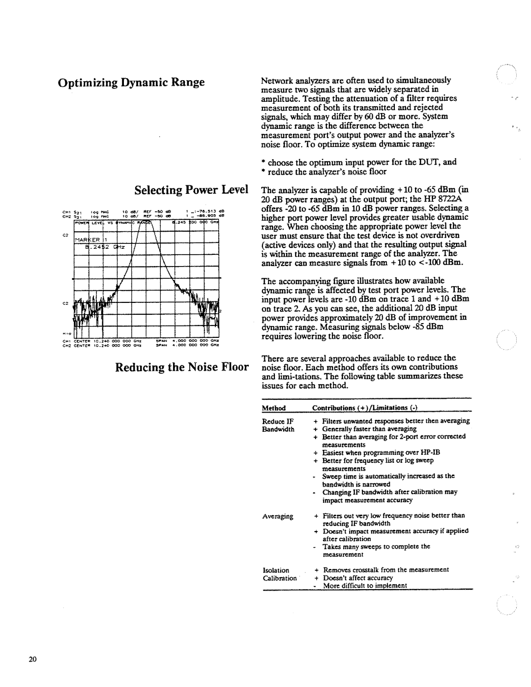 HP 8722A, 8720, 8719 manual 