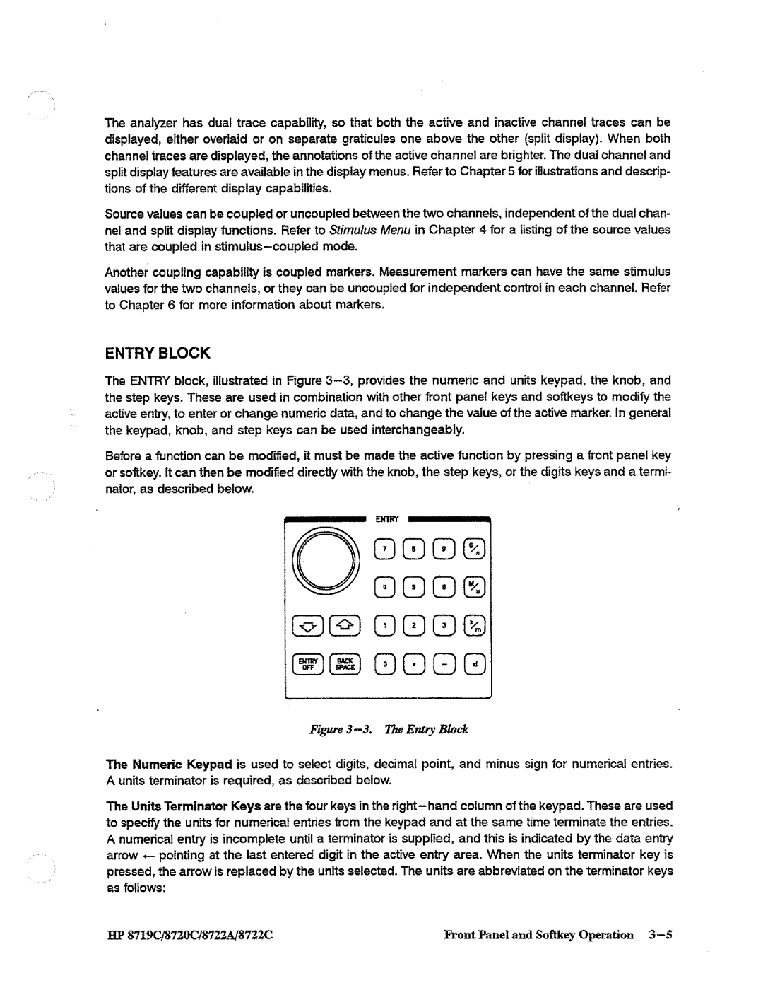 HP 8720, 8722A, 8719 manual 