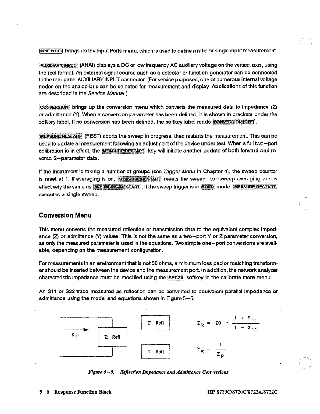 HP 8720, 8722A, 8719 manual 