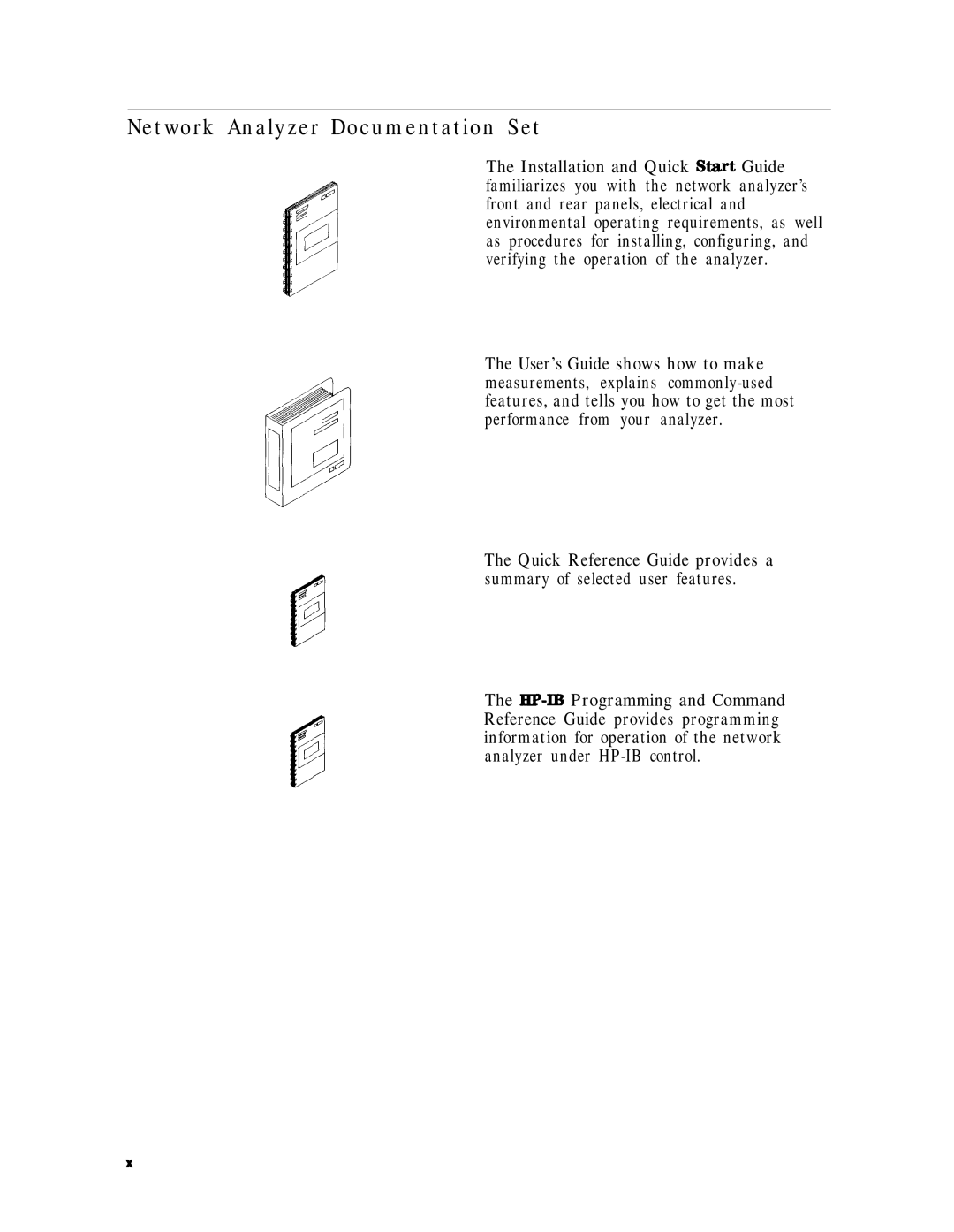 HP 8753E manual Network Analyzer Documentation Set 