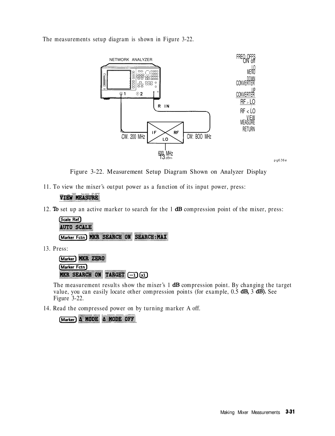 HP 8753E manual Measurements setup diagram is shown in Figure, ~~~~~~ ~~~~~~~~~,~~ 