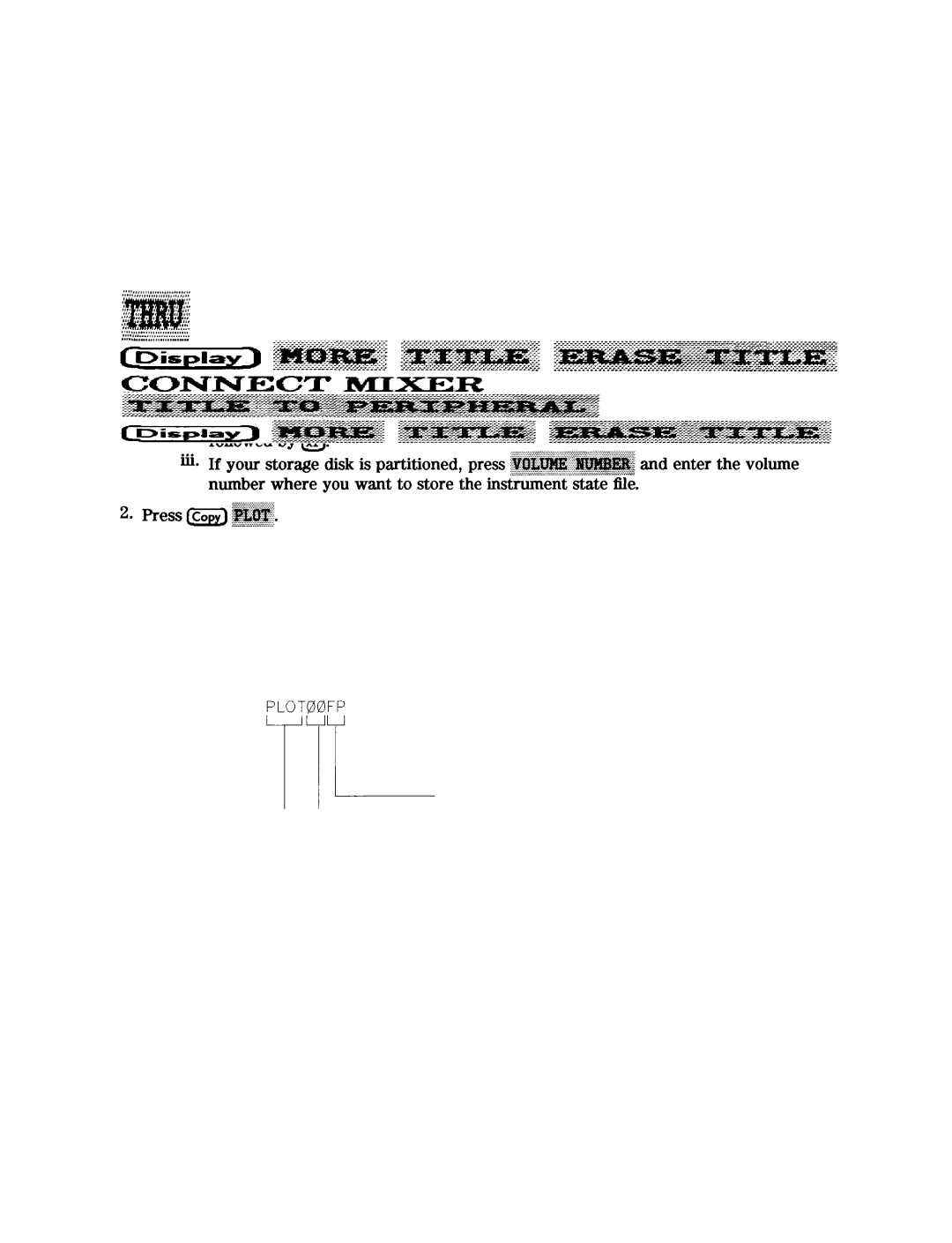 HP 8753E manual Plotting a Measurement to Disk, Automatic File Naming Convention for LIF Format 