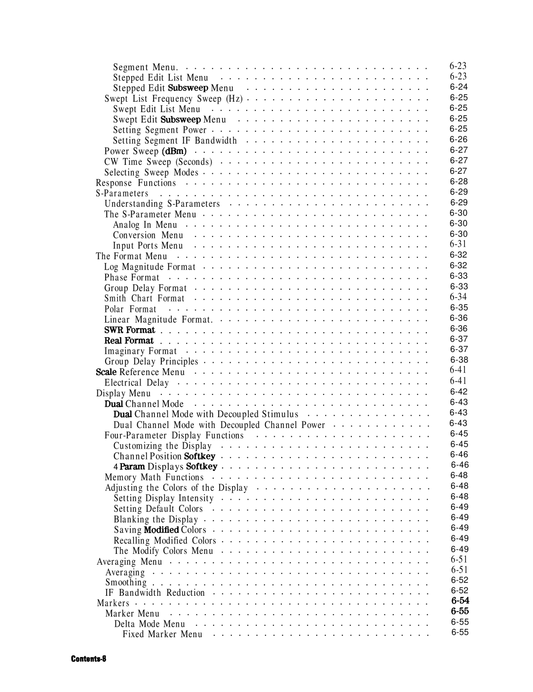 HP 8753E manual Contents-ll 