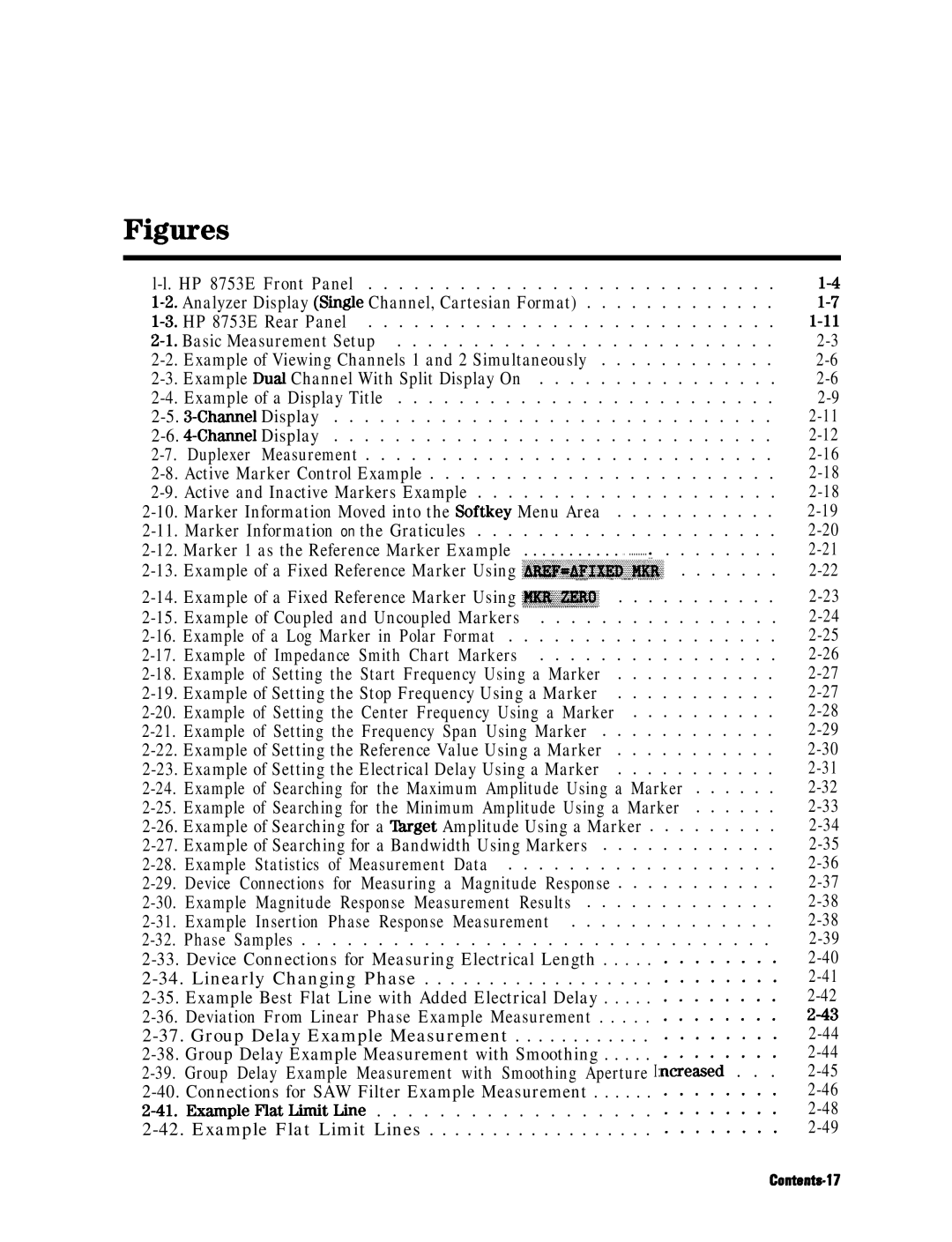 HP 8753E manual Display, Example of Searching for a Bandwidth Using Markers, Results 