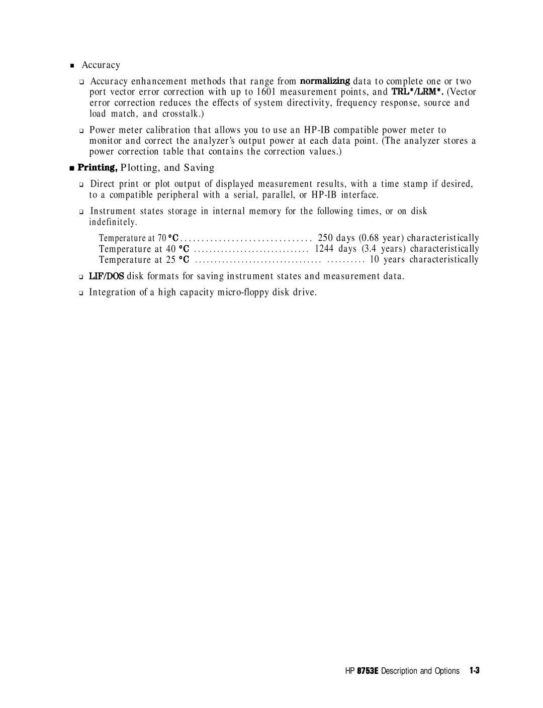 HP 8753E manual Accuracy, Printin& Plotting, and Saving 