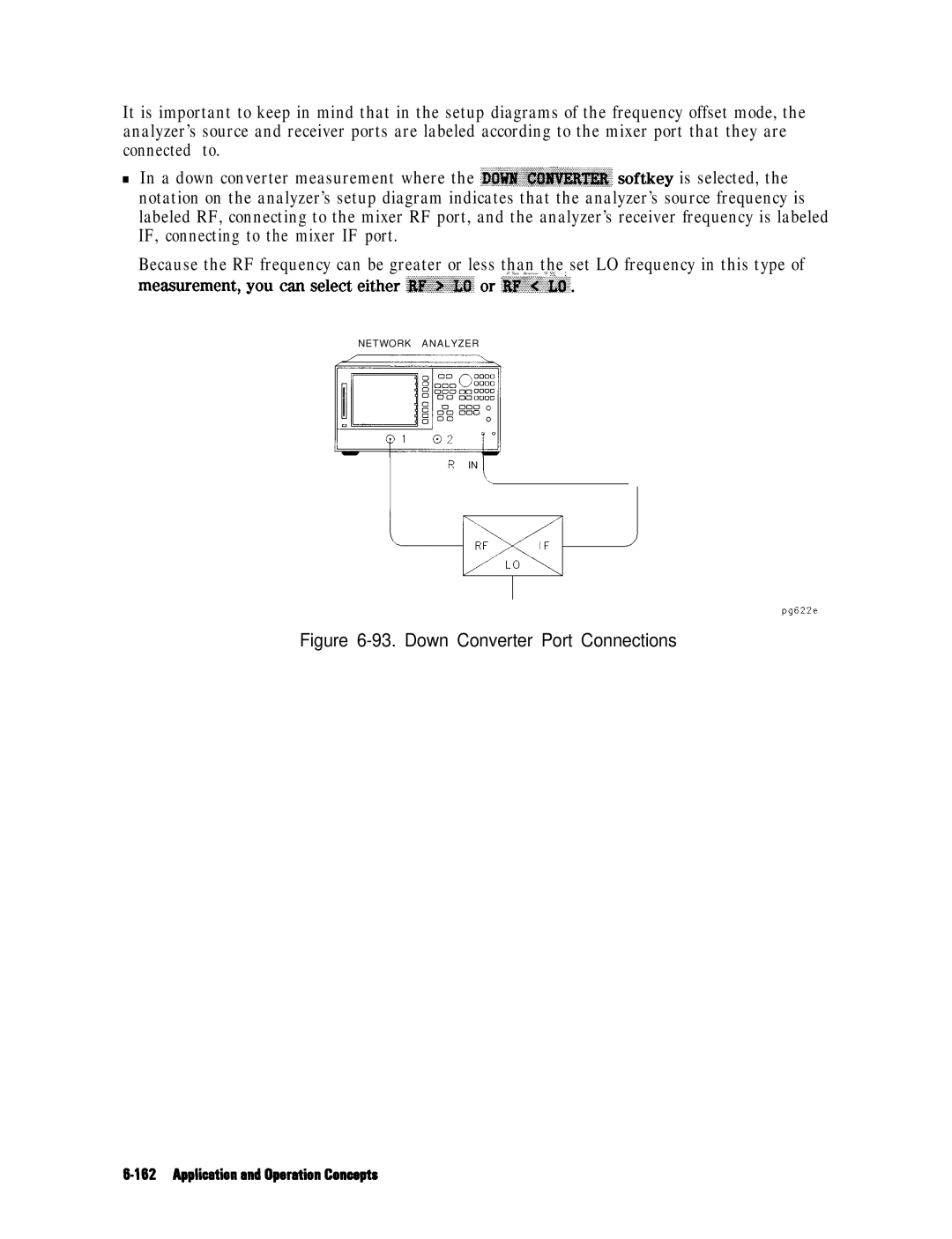 HP 8753E manual You a s&& either ~~~~~,~~~~~ or ~~~~,~~~~,~, Down Converter Port Connections 