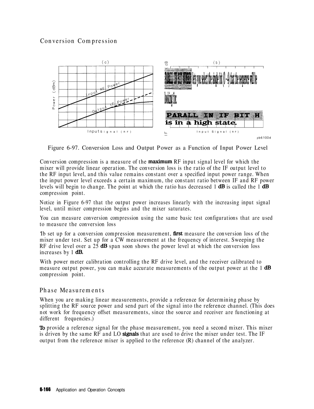 HP 8753E manual Conversion Compression, Phase Measurements 