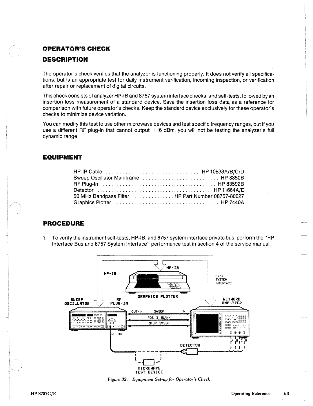 HP 8757c manual 