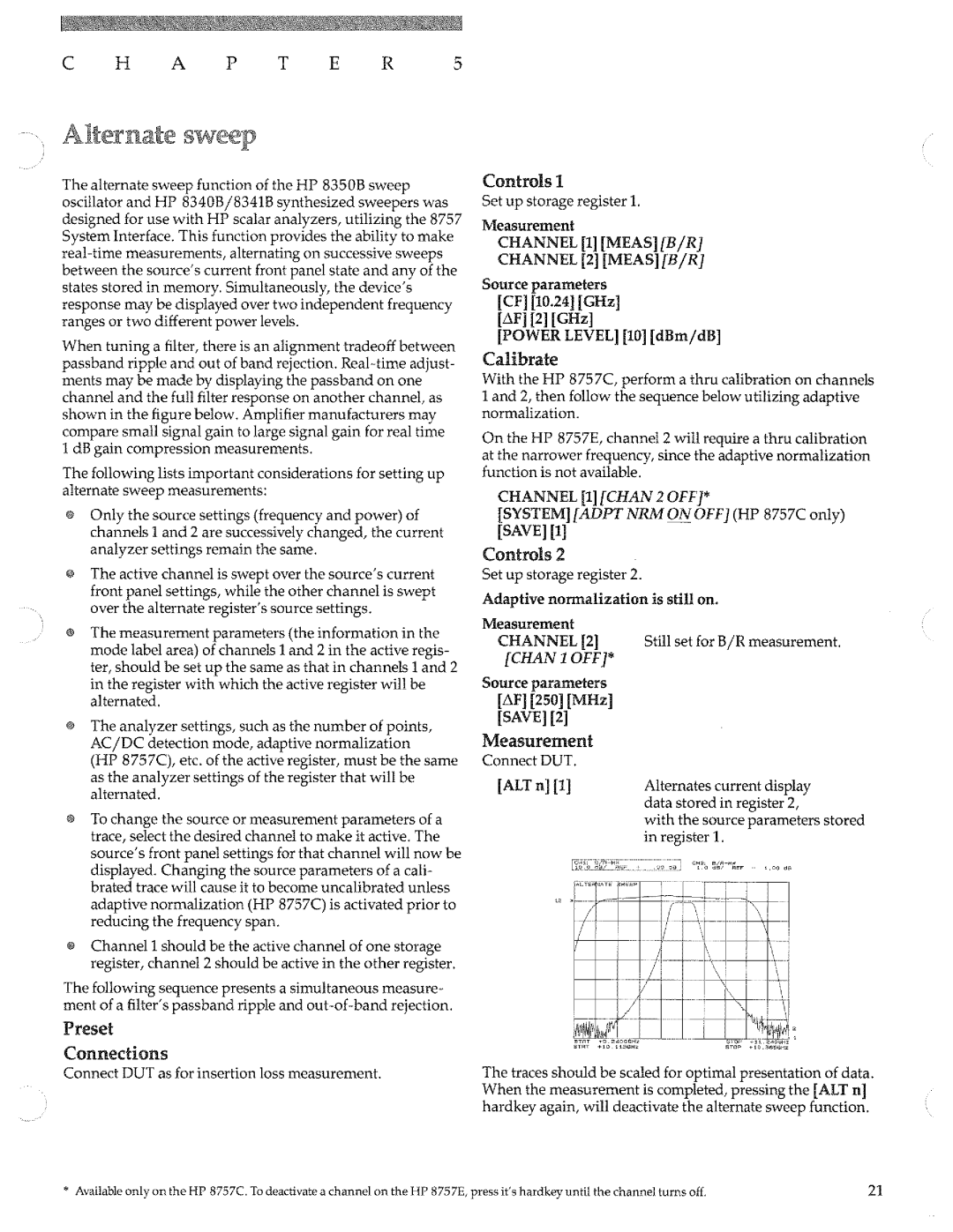 HP 8757c manual 