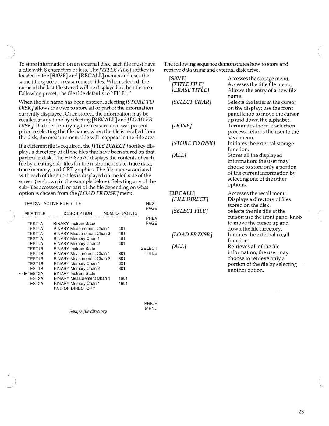 HP 8757c manual 