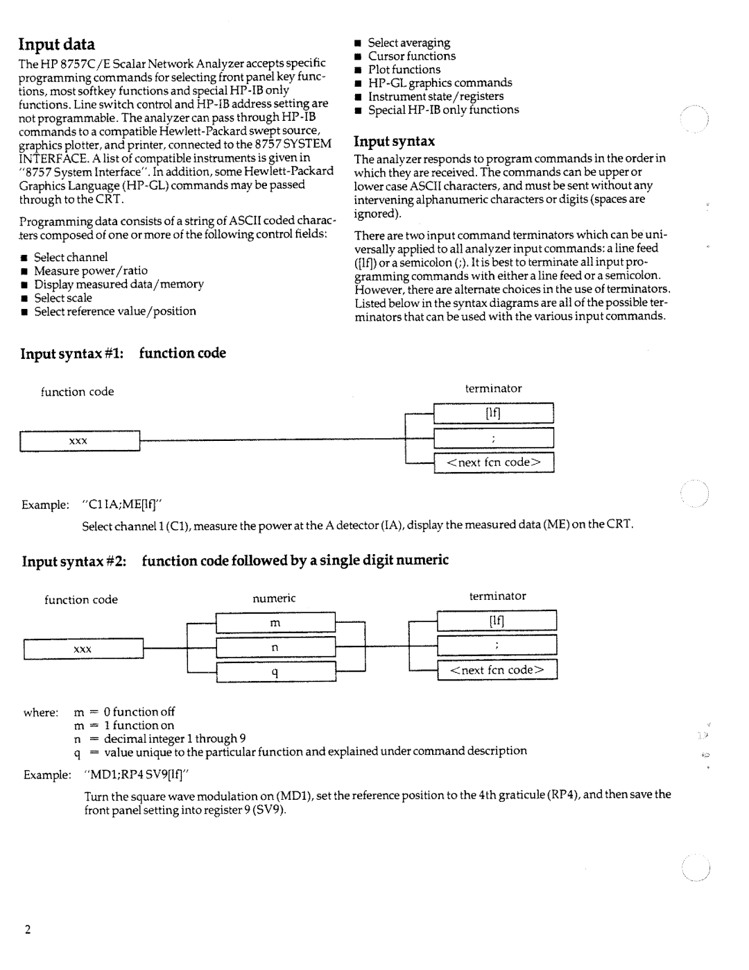 HP 8757c manual 