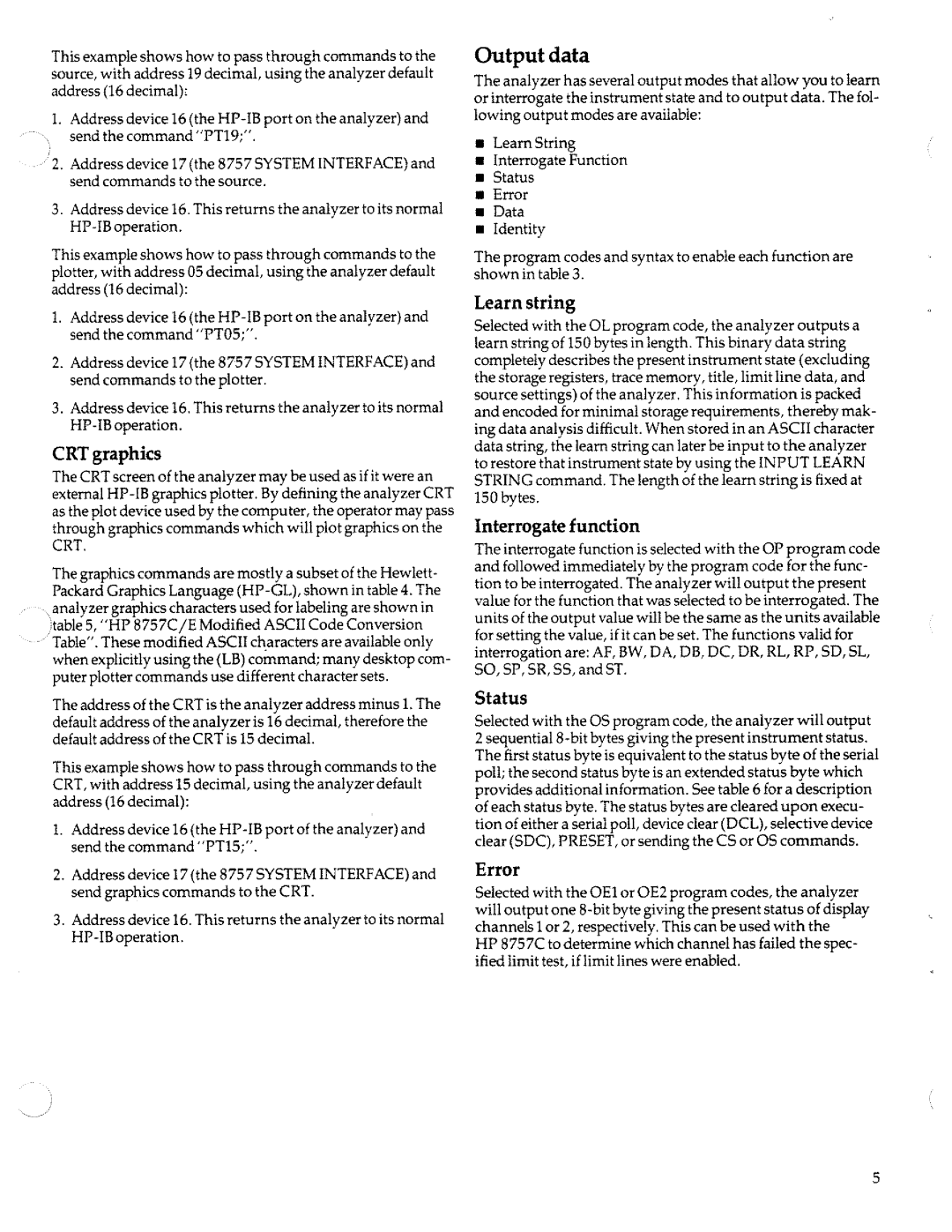 HP 8757c manual 