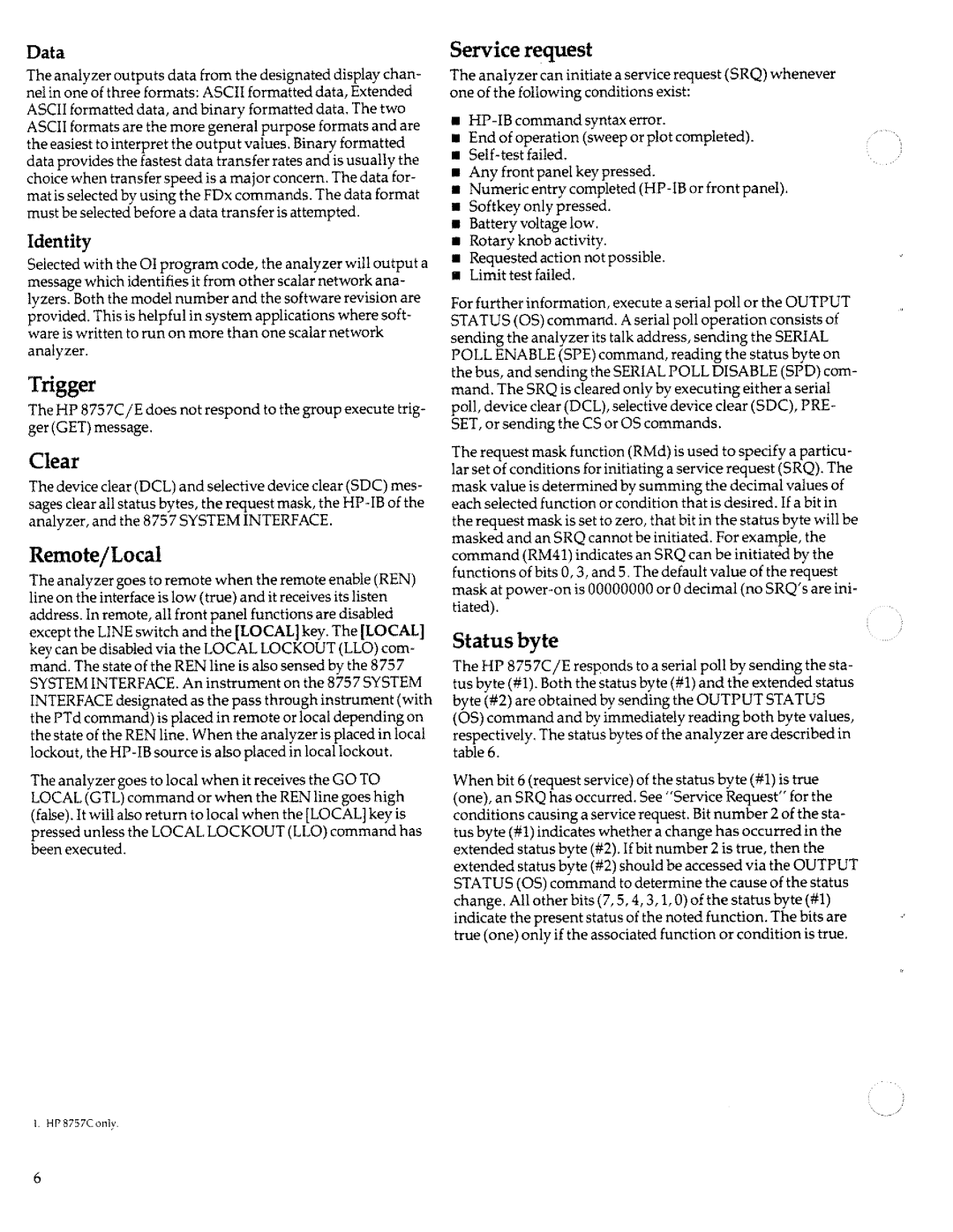 HP 8757c manual 