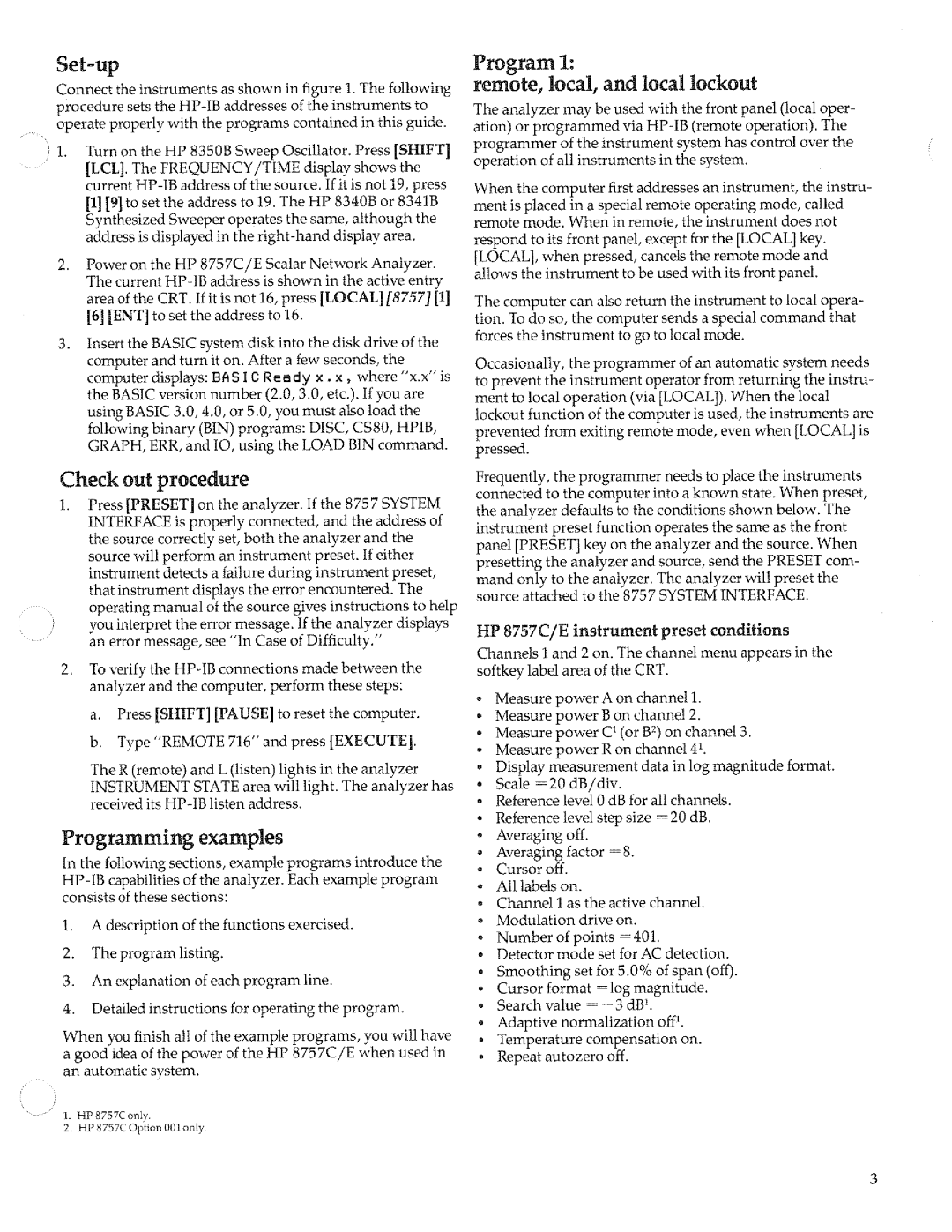 HP 8757c manual 