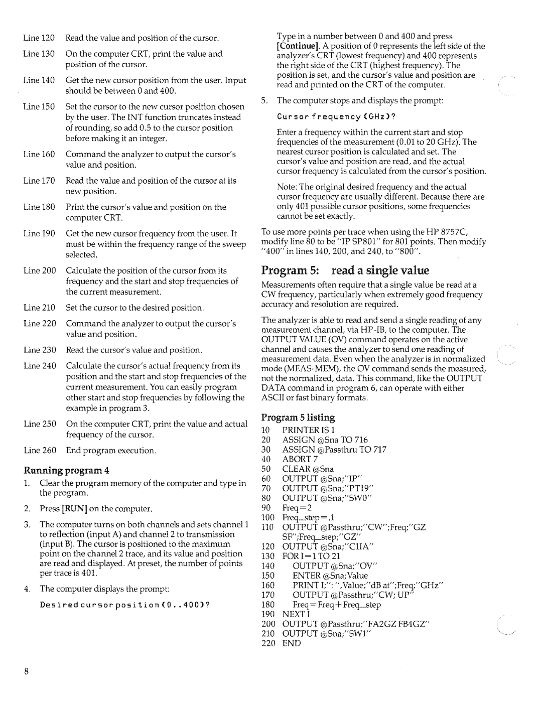 HP 8757c manual 