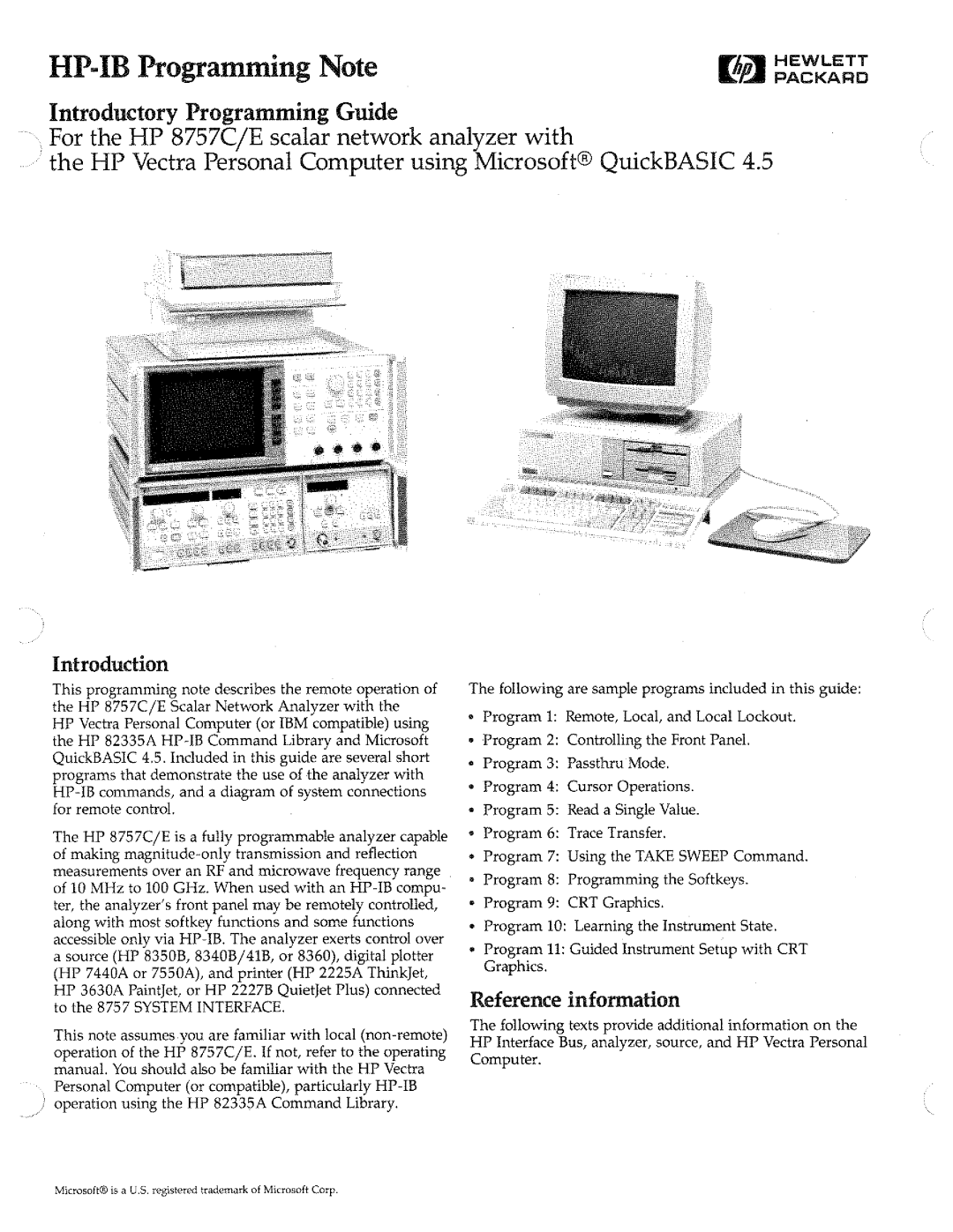 HP 8757c manual 