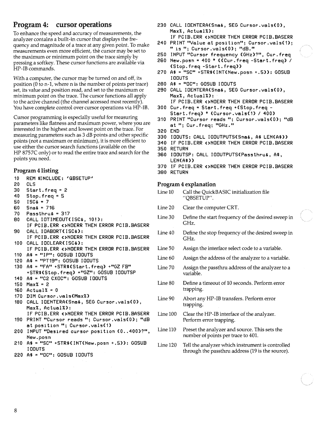 HP 8757c manual 