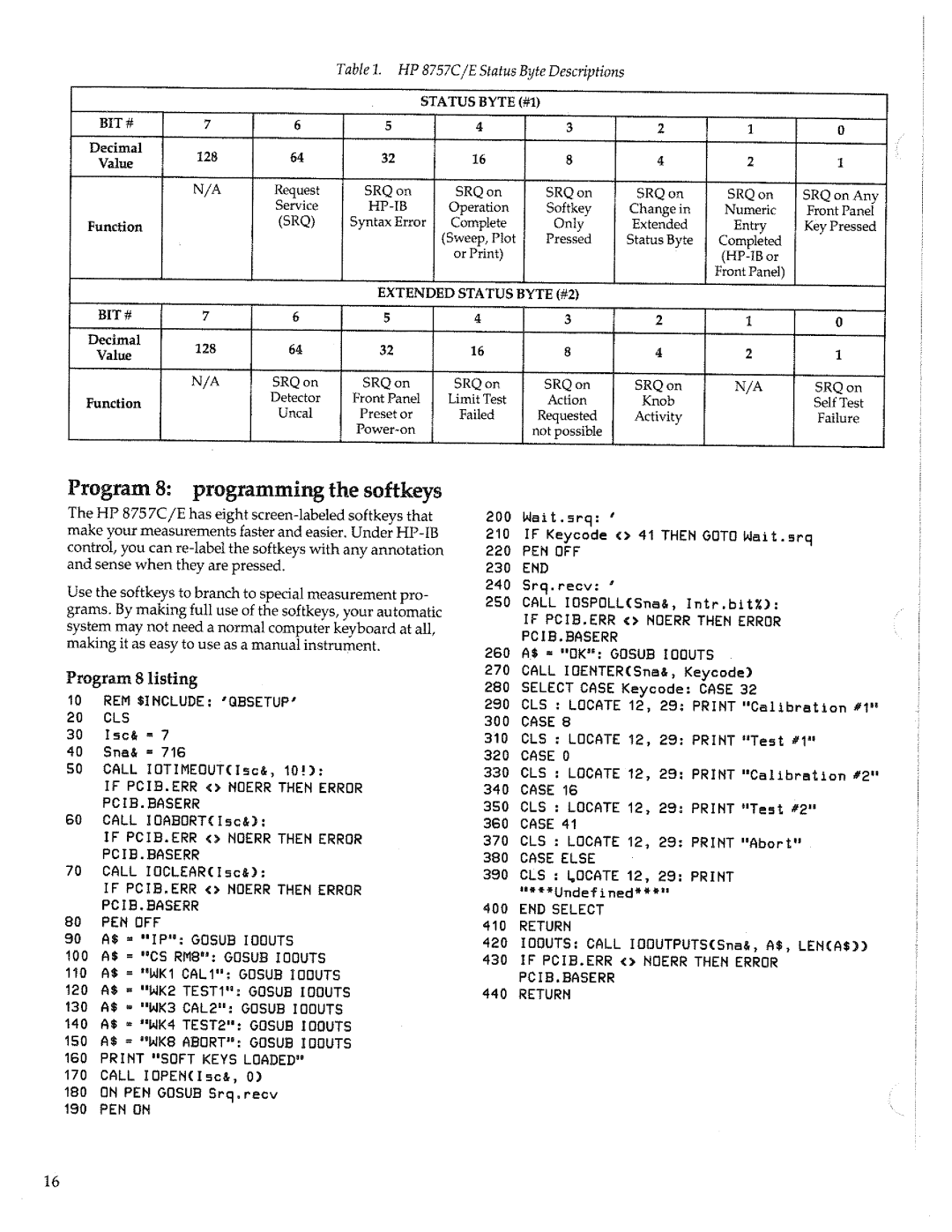 HP 8757c manual 