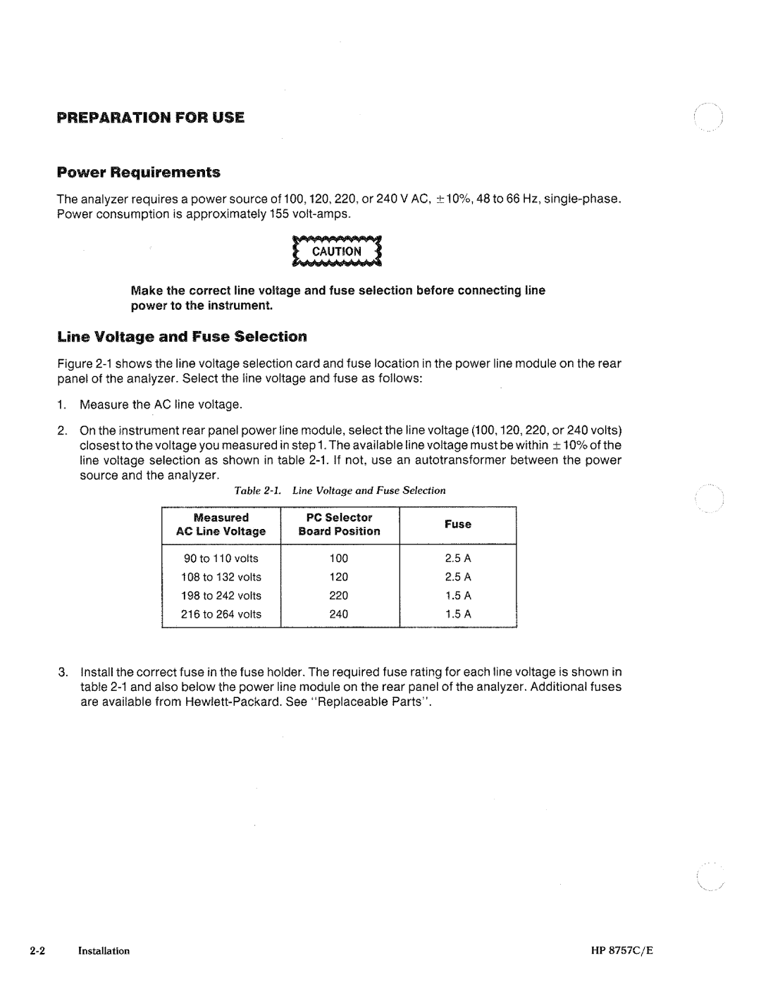 HP 8757c manual 