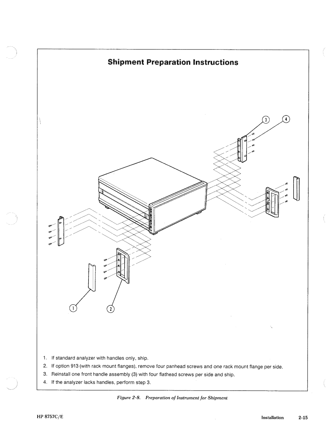 HP 8757c manual 