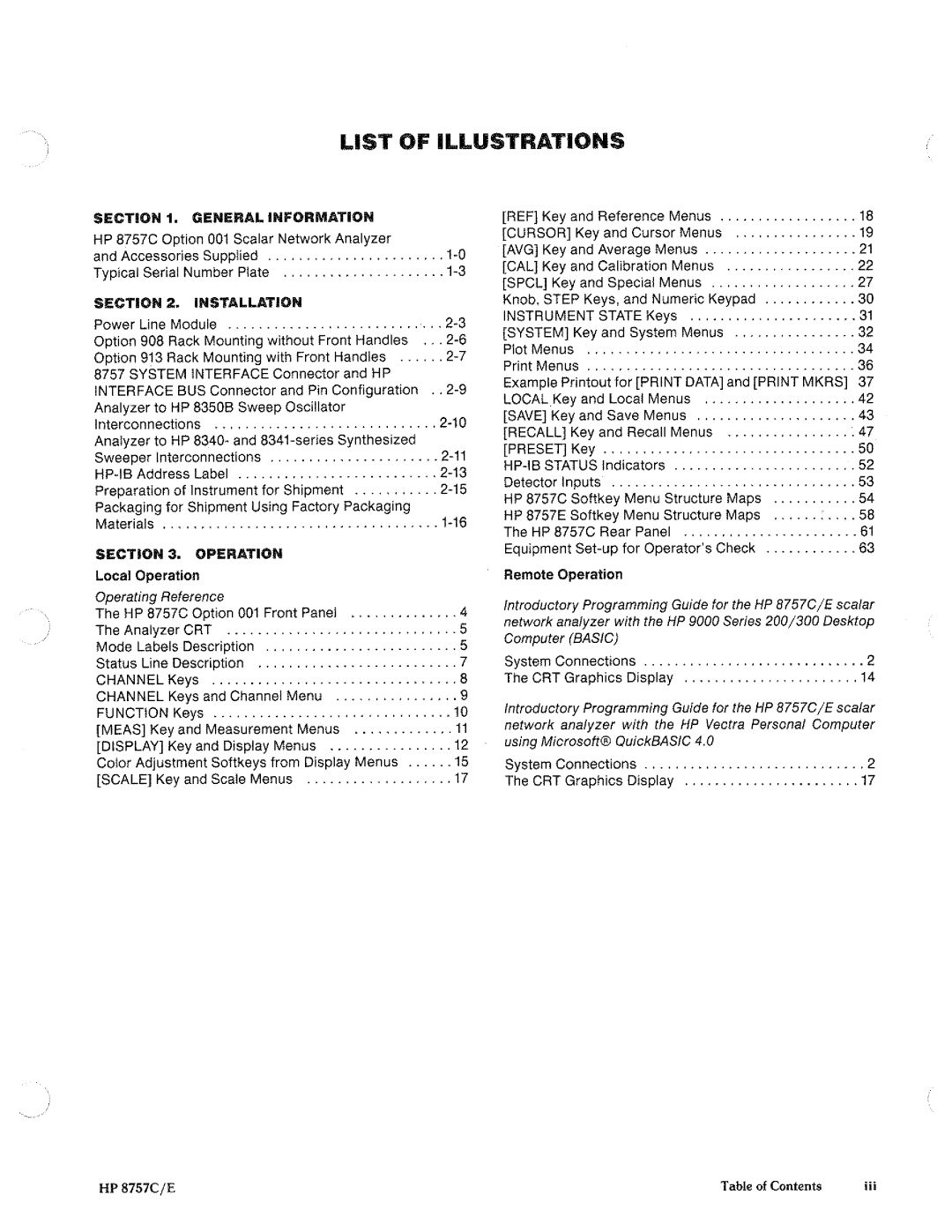 HP 8757c manual 