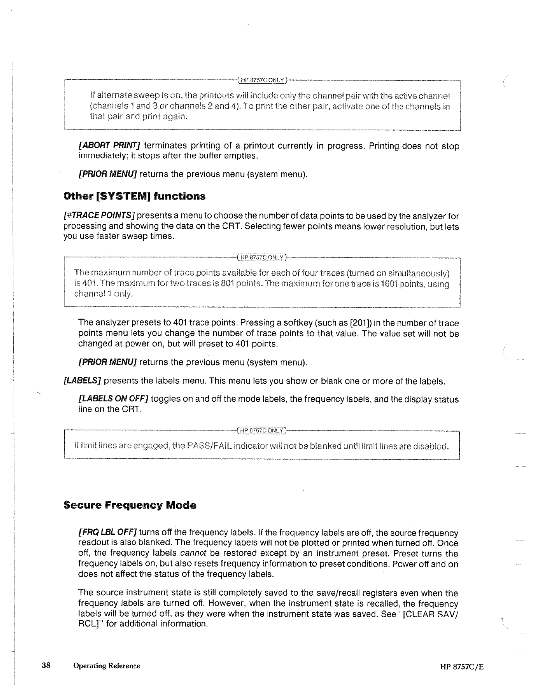 HP 8757c manual 