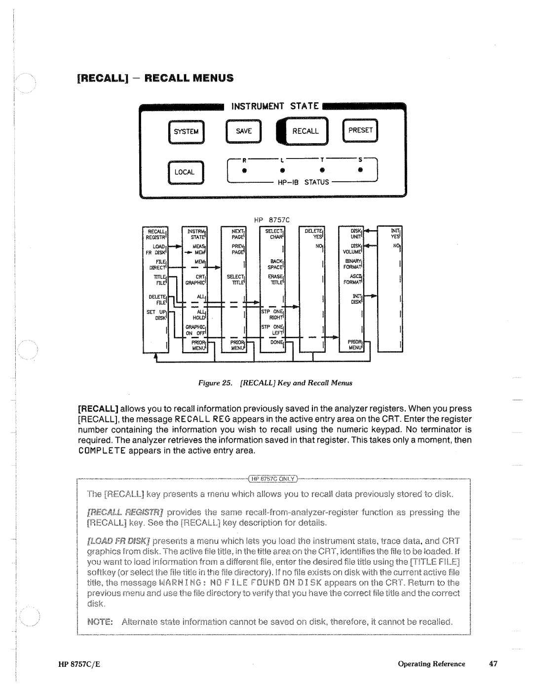 HP 8757c manual 