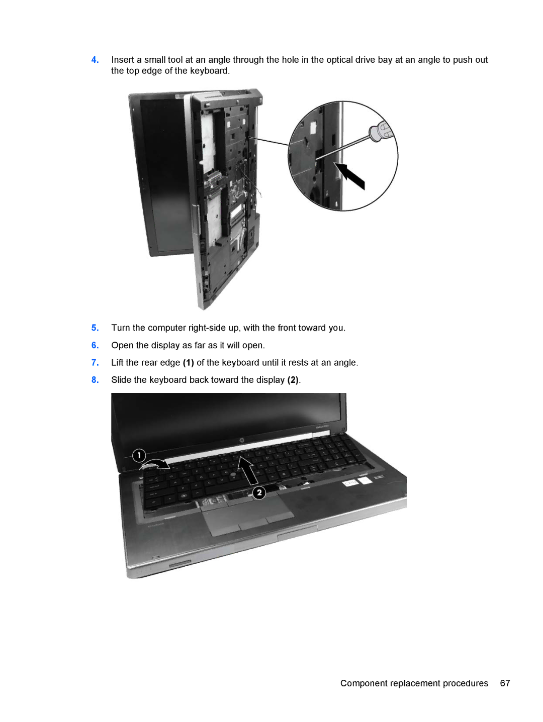 HP 8760w H3F93US 17.3' 8760W, 8760w H3F93US 17.3' H3F93US#ABA manual 