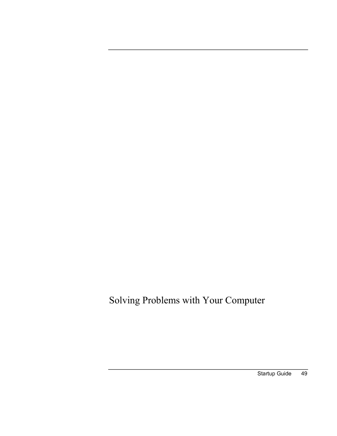 HP 8760w SQ575UP#ABA manual Solving Problems with Your Computer 