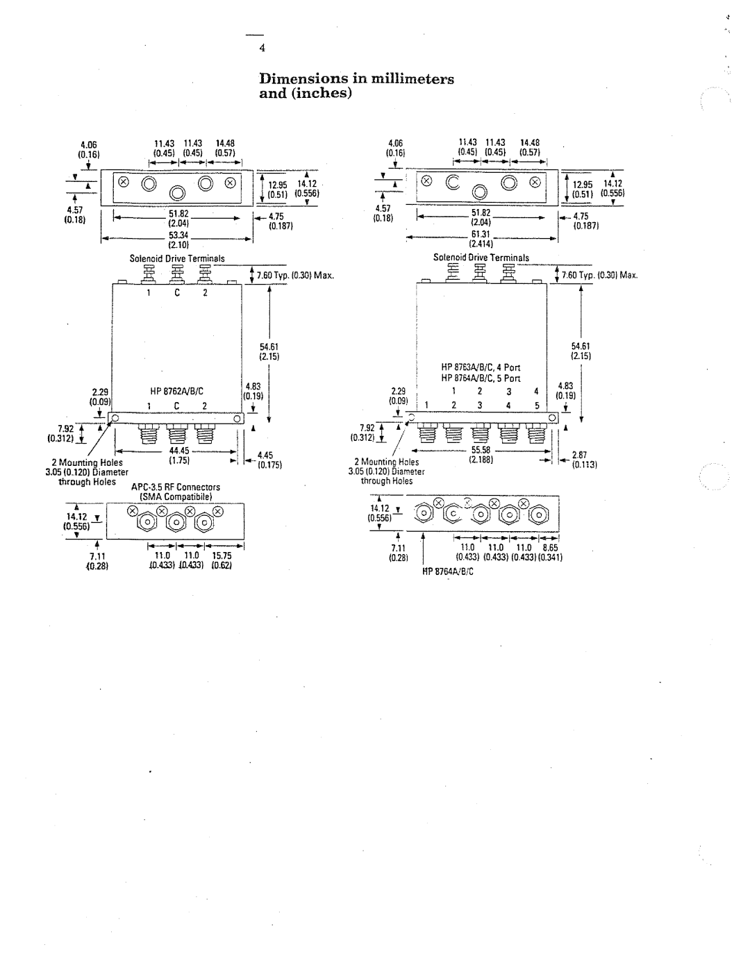 HP 8762, 3, B, C manual 